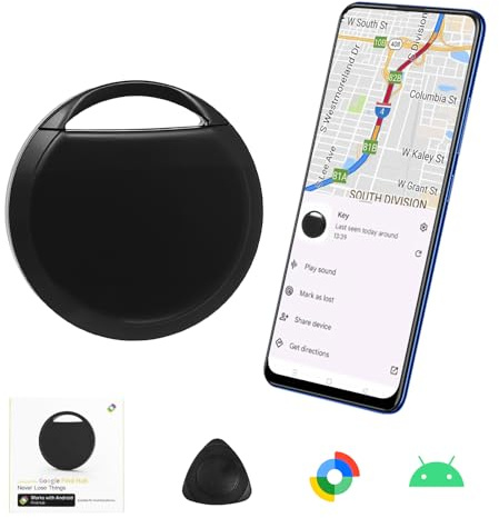 KozyOne Android Air Tracker - Smart Tracker Tag für Haustiere, Schlüssel und Gepäck mit globaler Echtzeit-Tracking über Googles Find Hub App, 1 Pack