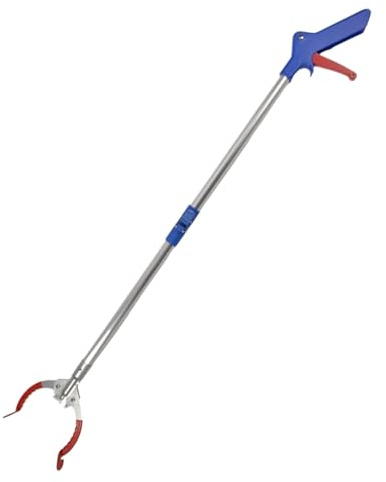 Pinza para Basura,Suministros De Jardín De Aleación De Aluminio Ligera Y Plegable - Recogedor de - para Limpiar Hogar de Ancianos Jardín Patio Hojas Basura Suelo