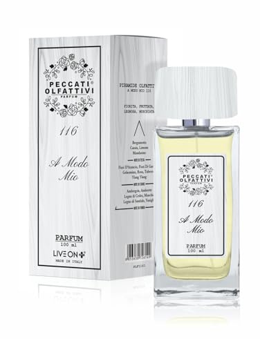 Peccati Olfattivi N.116 Damenparfüm Äquivalent zu My Way - Langanhaltender Dupe-Damenduft mit 30% reinem Essenzanteil, dem Original ähnlicher Duft mit hoher Beständigkeit, 100 ml Parfum