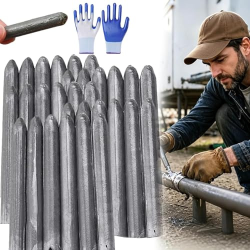 Baguettes de soudage universelles basse température, baguettes de soudage en aluminium, baguette soudages universelles pour métaux à fusion facile basse température, outil pour baguette (30pcs)