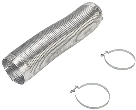 Whirlpool 4396727RP 8-Feet Dryer Vent with Clamps