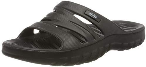 Fashy Damen Unisex Ultraleicht-Pantolette Dusch-& Badeschuhe, Schwarz (Schwarz 20)
