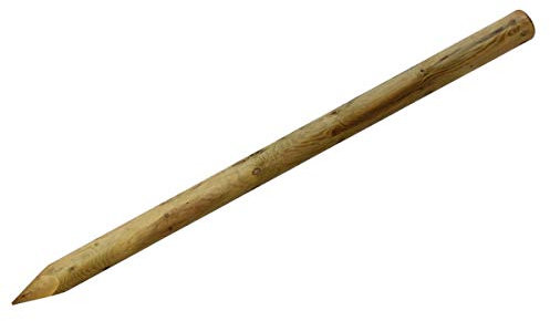 Suregreen Round Fence Post | 2.4m (8ft) x 100mm | Single Post | Green Treated Stakes