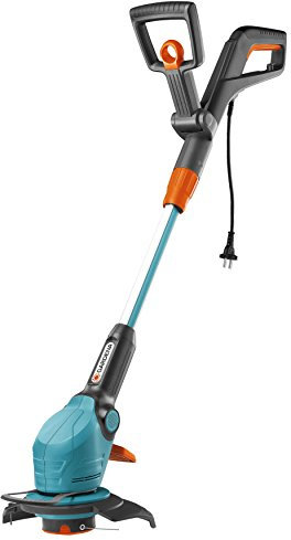 Tagliabordi Gardena Easycut 400/25: Trimmer con Diametro 250 Mm, per Graminacee Ed Erbacce; Manopola e Manico Regolabile, Stelo Telescopico (9807-20)