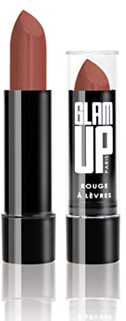 Glam'Up Paris - Rouge à Lèvres Onctueux et Hydratant - Texture Douce et Fondante - Couleur Lumineuse et Intense - N°13 - Bordeaux Plum