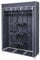 Mondeer Kleiderschrank, Stoffschrank für Schlafzimmer, Stoffschrank, roßes Stauraum, Stabiler Schrank, für Schlafzimmer, Ankleidezimmer, 150x45x175cm, Grau