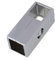 Yibuy Clamp Vise for 25mm Square Pipe, Silver Tube Connector, Hardware_CLAMP_VISE, Exhibition Stand Fittings