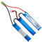 OpTacs LIPO 1000mAh 11.1V 25C 3 Ways Split Micro Tamiya