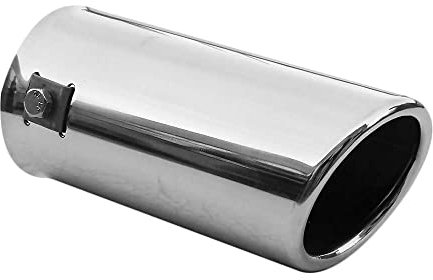Auspuffblende Endrohr Endstuck Auspuff Blende Schalldampf Sportauspuff Universell Schalldampf Sport Tuning Optik Edelstahl Rund von 38mm bis 55mm