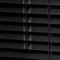 Optimal Products Aluminium Metal Venetian Blinds Trimable Easy Fit 25mm Slat Home Office Silver,Black,White Colours (Black, 90 x 150 cm)