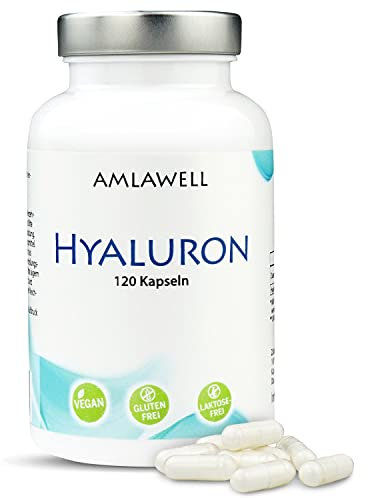 Amlawell Hyaluron Kapseln - vegan - aus deutscher Herstellung - 120 Kapseln in einer Packung erhältlich