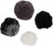 Bzocio Universal Lavalier Mikrofon Pelz Windschutzscheibe Windschutzscheibe Wind Muff Weich für Lavalier Mikrofon 5Mm