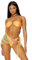 Forplay Damen Take Cover Mesh Pool Sarong Überwurf für Schwimmbekleidung, Mango, Small
