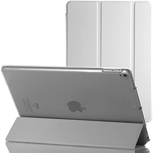 Smart Case for iPad 9th Generation (2021), 8th Generation (2020), 7th Generation (2019) Magnetic Cover with Auto Sleep/Wake Function (White)