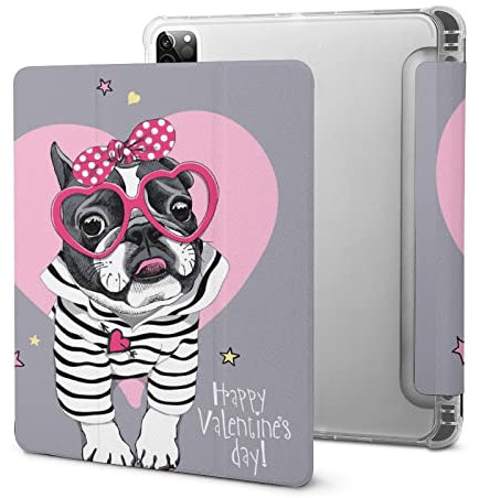 Cartoon Liebe Brille Hund Hülle Für Ipad Tablet Schutzhülle IPAD Pro 2021 （11in）