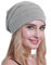 osvyo Baumwolle Chemo Hüte Soft Caps Krebs Kopfbedeckungen für Frauen Haarausfall versiegelt Verpackung HELL FLECKENDES GRAU