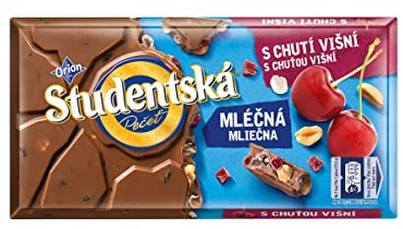 Orion Študentská pečať - Milchschokolade mit Kirschgeschmack 16x170 g