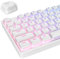 Ussixchare PBT Pudding Keycaps Set 117 Tasten, Double Shot Translucent XDA Profile for ISO & ANSI Layout 61/68/84/87/104 Keys Mechanical Keyboard