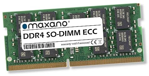 Maxano Memorycity Barrette de mémoire RAM DDR4 SO-DIMM ECC compatible avec Synology DiskStation DS923+ 32 Go 2666 MHz