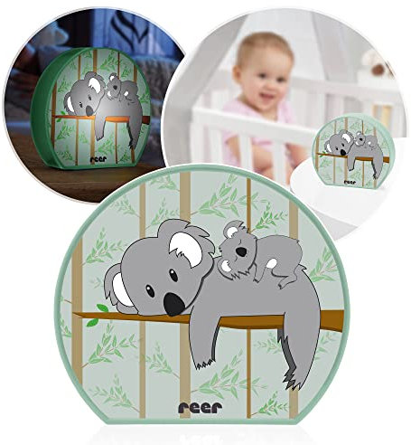 Reer MyBabyLight Koala Nachtlicht mit Koalamotiv Einschlaflicht für Baby und Kind