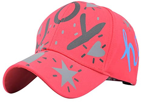 QIFLY Männer und Frauen lässige Jugend Normale Retro-Briefe Bunte High Street Mütze Schirmmütze Mit Ventilator