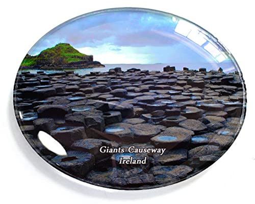 Giants Causeway Irland Magnet für Kühlschrank, Gefrierschrank, Souvenir, Dekorationen, oval, Kristallmagnet, Küche, Whiteboard