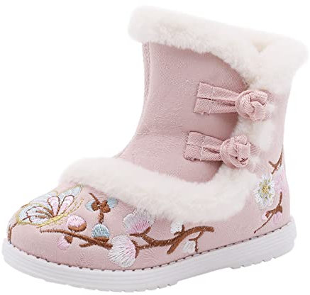 Allbestop Halloween Chaussures Bébé,Chaussons Enfant Hiver Bottes De Pluie Femme Fantaisie Sandale Bebe Fille Moon Boot Femme Tennis Femme Toile Chaussure Roll(Rose,29.5)