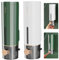 Infreecs 2 Dispenser Sapone da Parete, 450ml Dispenser Doccia Muro Adesivo, Distributore Manuale a Parete per Liquidi per Shampoo, Lavaggi per il Corpo e Saponi per le Mani (Bianco, Verde)