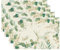 Tischsets platzsets Stoff,tischset grün eukalyptus deko,4pcs platzsets abwaschbar,Baumwolle Leinen tischsets Stoff für Partys,küche deko Tisch (44 * 33cm)
