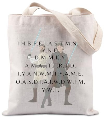 FUNYSO Anakin Skywalker UK Filmliebhaber Geschenk Tote Bag, 39 x 34 cm, Unisex-Erwachsene, Star Wars-Fans, Science Fiction-Fans