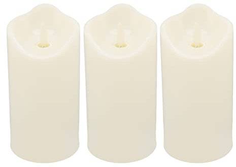 Bougies LED sans Flamme, Bougies Chauffe-plat Réutilisables Alimentées par Batterie, Lumières Chaudes Sûres et Respectueuses de L'environnement pour les Fêtes, les Bars, les