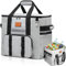 ITMNMNL Grand Sac Isotherme 40L Isothermes,Sac Glaciere Pliable,Pique Nique Réutilisable,Idéal pour Voiture & Camping,Courses