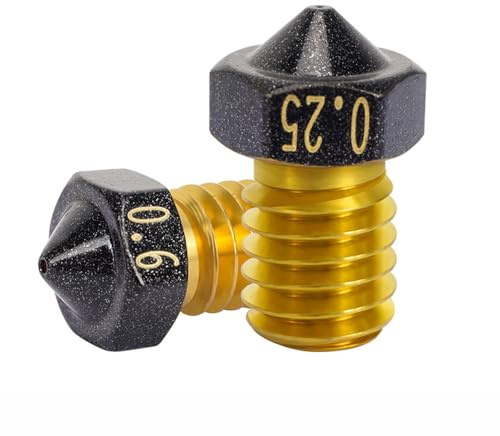 3D FREUNDE Messingdüse 0,4 mm teflonbeschichtet (2-Pack) – Hochpräzise Nozzle für 3D-Drucker – saubere Extrusion & verbesserte Flussstabilität – langlebige & zuverlässige Druckqualität
