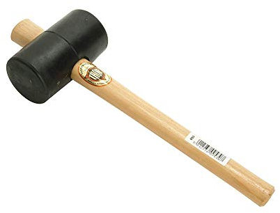 Thor THO954 954 Black Rubber Mallet 3 in