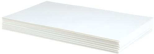 OCSParts Lot de 100 feuilles de papier filtre de rechange pour friteuse 48,3 x 68,6 cm Blanc