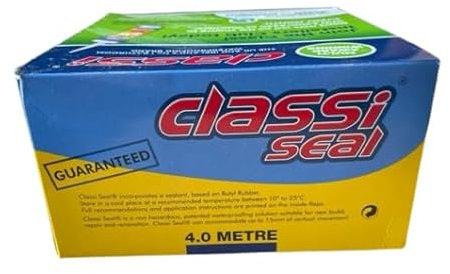 Classi-Seal 4 Metre Self Adhesive Flexible Waterproof Upstand Bath Seals