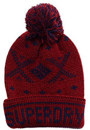 Superdry Beanie OBEAN Beanie Plum Navy, Size:ONE Size