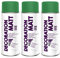 Fahrzeugteile Hoffmann 3er Sparpack DC Lackspray matt 400ml nach RAL freie Farbauswahl (3 Dosen in minzgrün MATT RAL 6029)