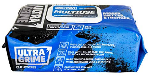 UltraGrime Extra Large Industrial Wipes 100 Wipes