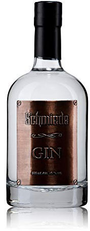 Schmiede Mosel Dry Gin - Steilster Gin IWSC Silver Edelmanufaktur Kupferetikett Deutschland (0,5l | 45,0%vol.)