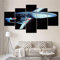 Meaosy Wandkunst Hd Druckt Bild Home Decoration Star Trek 5 Stücke Film Leinwand Malerei Für Wohnzimmer Modularen Bilder Kunstwerk Poster-40X60/80/100Cm