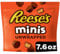 REESE'S Chocolate Peanut Butter Cup Candy| Minis| 7.6 Oz Pouch