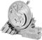 Metal Earth Fascinations ICONX - Game of Thrones, lasergeschnittener 3D-Konstruktionsbausatz, ab 14 Jahren (Targaryen Sigil)
