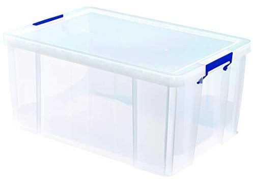 BANKERS BOX ProStore Große Aufbewahrungsbox mit Deckel 70 Liter aus Plastik (Innenmaße 30 x 58 x 38,5cm), 1 Stück