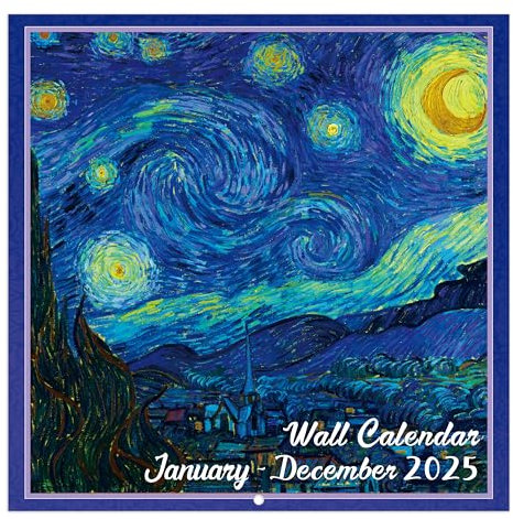 Wandkalender 2024 - Kalender 2024, 12 Monate Monatlicher Wandkalender 2024 2024 Kalender von Jan. 2024 - Dez. 2024, 30,5 x 61 cm (offen), unlinierte Blöcke mit dickem Papier - Kunstgemälde