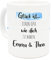 Personalisierte Kaffee-Tasse (Glück ist...) mit eigenen Wunschname. Für die Beste Freundin, Opa, Oma, Mama, Papa. Schönes Geschenk oder kleine Aufmerksamkeit | Muttertag (Bester Opa #2, Weiß/Blau)