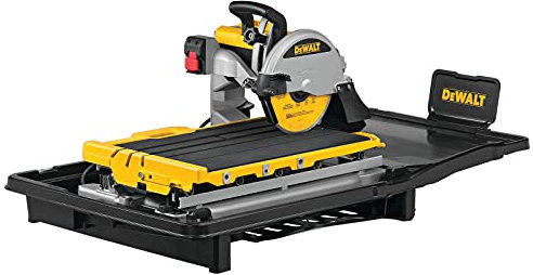 DEWALT de Agua 1.600W Ø250mm 4.200 rpm 80mm Cap. corte para ladrillo, Multicolor