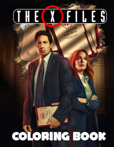 The Coloring Book: Creativity Great X-files A Collection An Adult Colouring Books Unique Pages