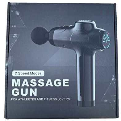 Handheld Massage Gun, Muscle Massage Gun Deep Tissue Massager for Back Leg Shoulder, Portable Wireless Cordless Massage Gun, 10 Massage Heads & LCD Touch Screen