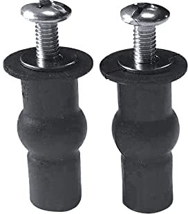 Viti espandibili per sedile WC, cerniere per coperchio sedile, viti M6 in gomma per dadi superiori, raccordi universali per fori ciechi, confezione da 2/4